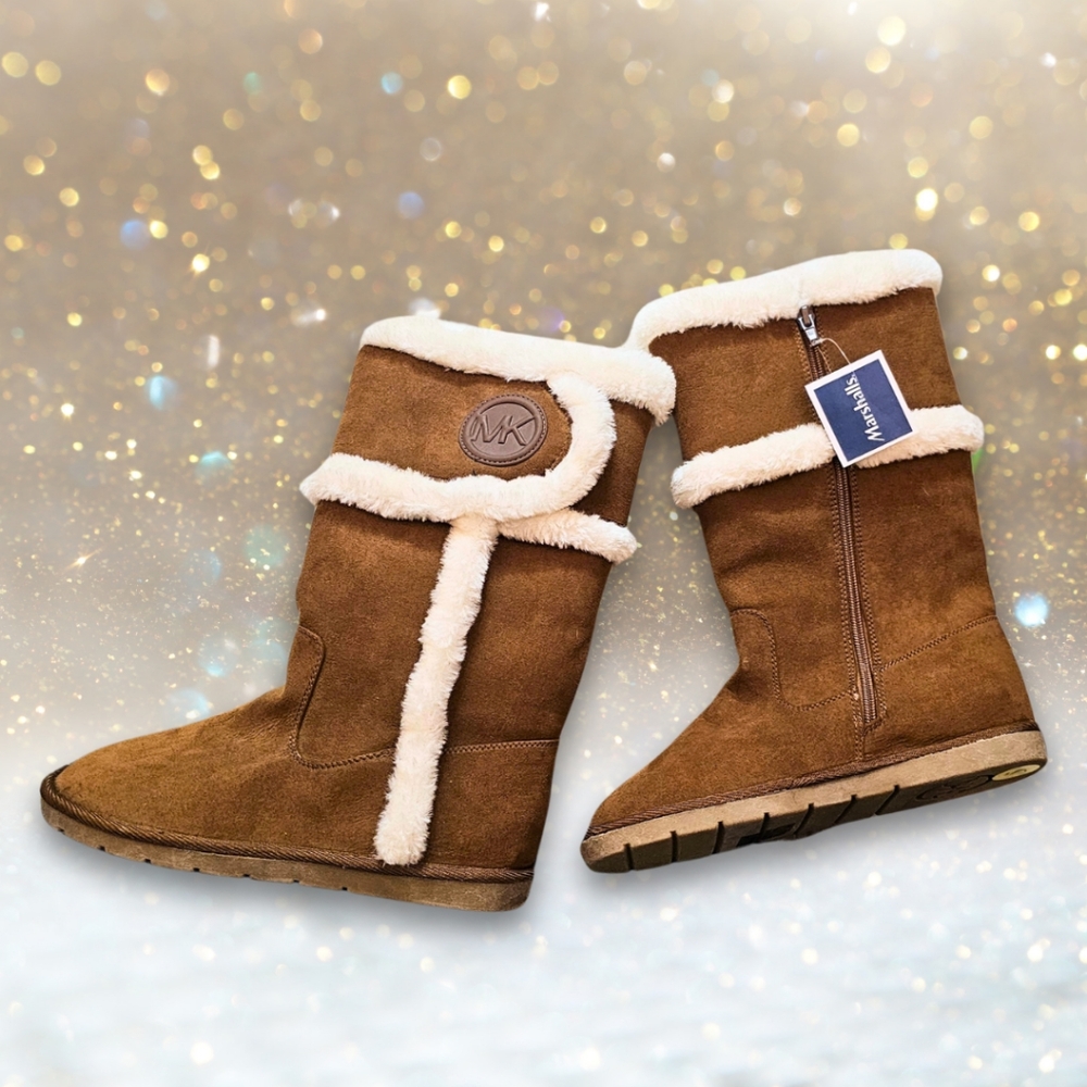 Michael Kors Sherpa Zip boots, size 5